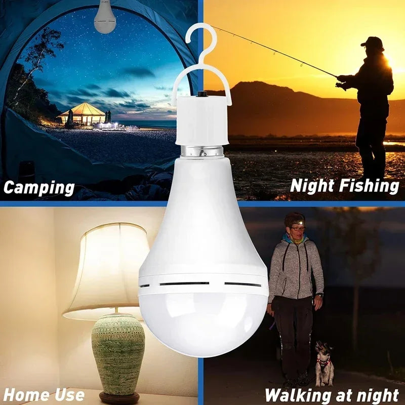 Never Be in the Dark - LED Rechargeable Emergency Light for Home & Outdoors