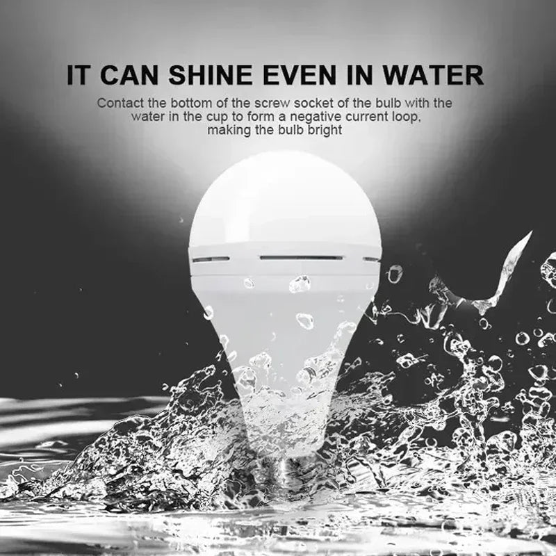 Never Be in the Dark  - LED Rechargeable Emergency Light for Home & Outdoors